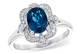 A328-06761: LDS RG 1.35 LONDON BLUE TOPAZ 1.50 TGW