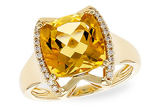 B328-95907: LDS RG 3.74 CITRINE 3.85 TGW (10MM CIT)