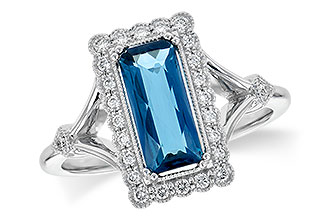 C245-33170: LDS RG 1.58 LONDON BLUE TOPAZ 1.75 TGW