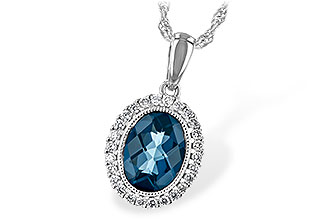 D244-37652: NECK 1.28 LONDON BLUE TOPAZ 1.41 TGW