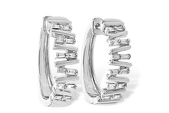 D245-32261: EARR .30 TW BAGUETTE DIAS