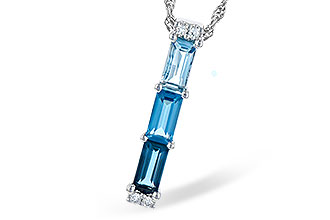 D328-03143: NECK 1.26 BLUE TOPAZ 1.30 TGW