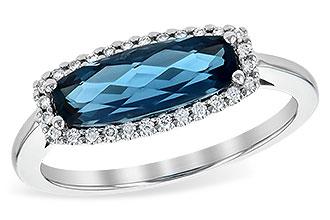 E245-32261: LDS RG 1.79 LONDON BLUE TOPAZ 1.90 TGW