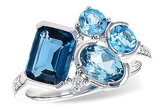 L328-06770: LDS RG 3.08 BLUE TOPAZ TW 3.15 TGW