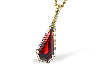 M328-02188: NECK 4.00 GARNET 4.17 TGW